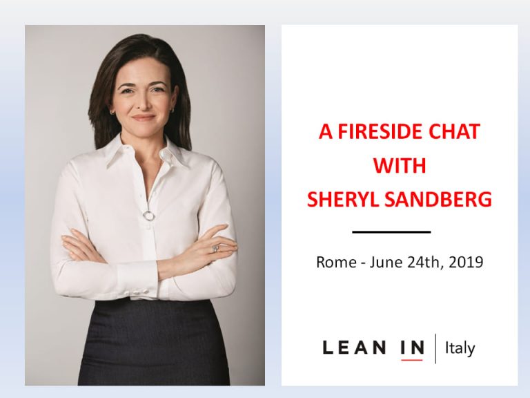 Read more about the article A fireside chat with Sheryl Sandberg in Rome​