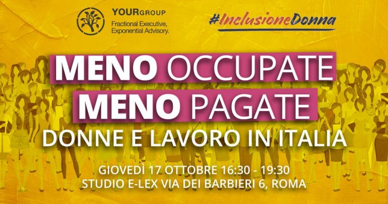 Read more about the article Donne e lavoro in Italia – Presentazione di #Inclusionedonna​