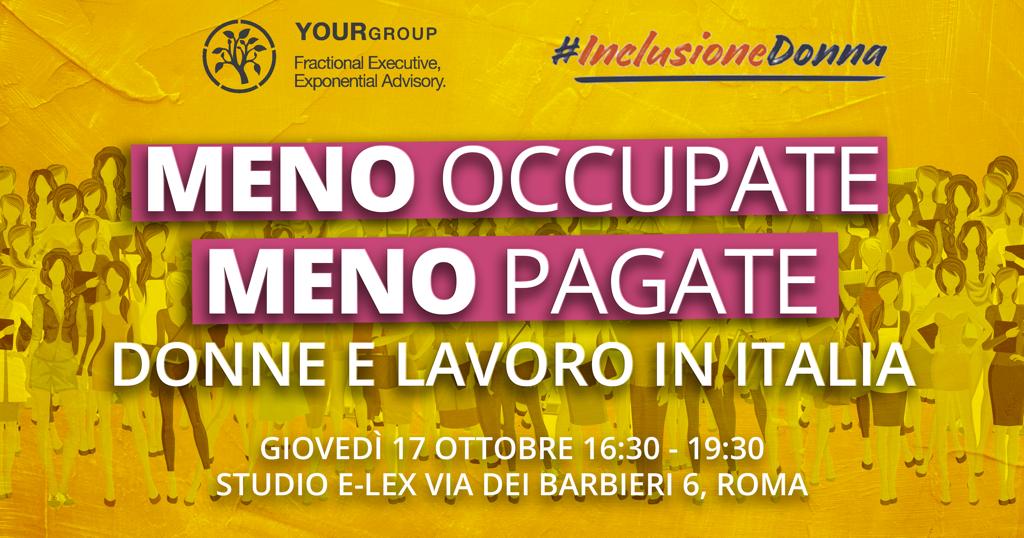 You are currently viewing Donne e lavoro in Italia – Presentazione di #Inclusionedonna​