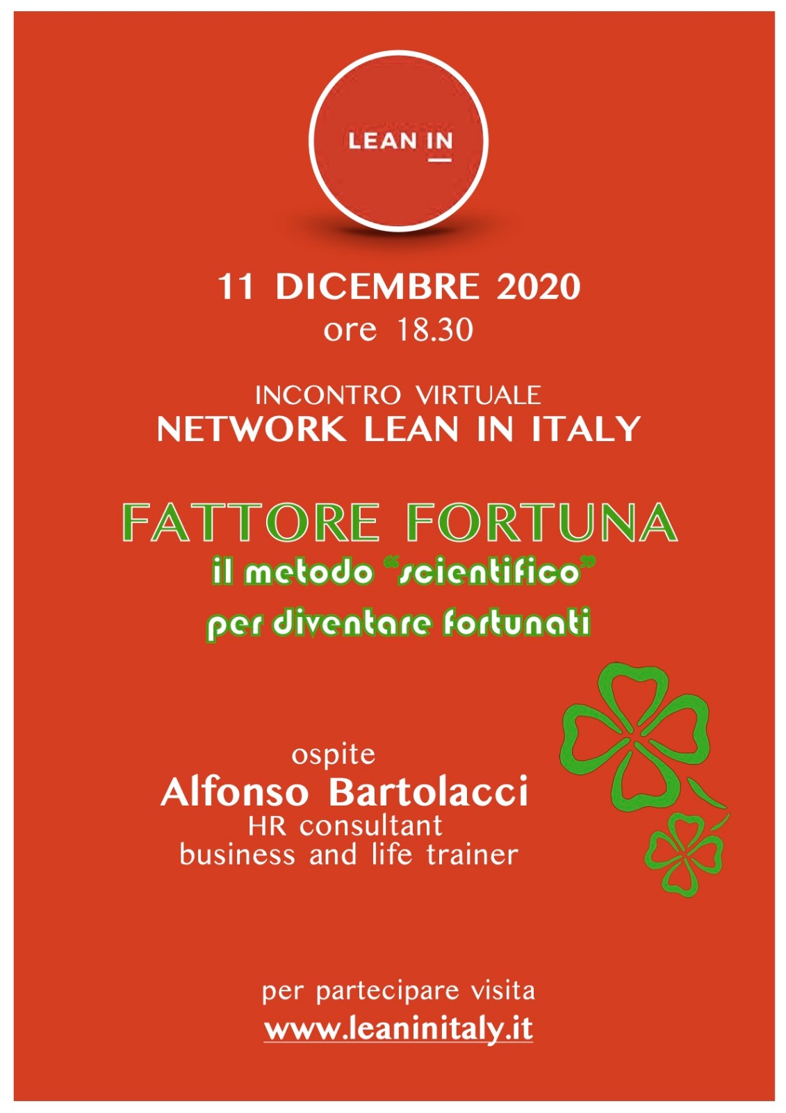 Read more about the article Workshop online su “Fattore Fortuna”